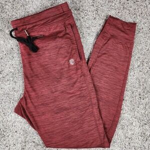 Born Primitive Joggers Mens Medium Space Dye Athletic Performance Red EUC